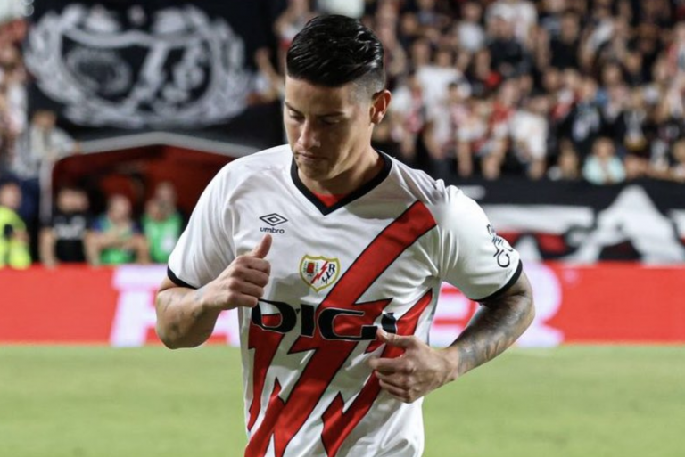 James Rodríguez entrenó con normalidad en Rayo Vallecano